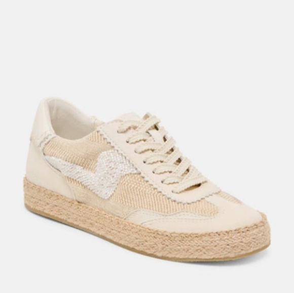 🤍🔹️DOLCE VITA🔹️ Notice Espadrille Bead Sneakers in Natural for women